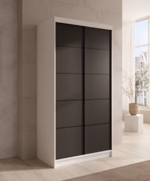 Garderobna omara Verto z drsnimi vrati 100 cm - slika 9
