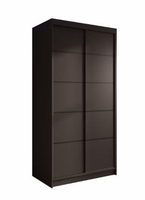 Garderobna omara Verto z drsnimi vrati 100 cm - slika 2