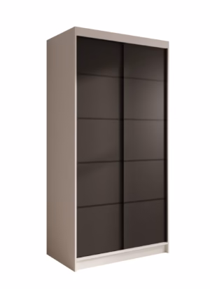 Garderobna omara Verto z drsnimi vrati 100 cm - slika 10