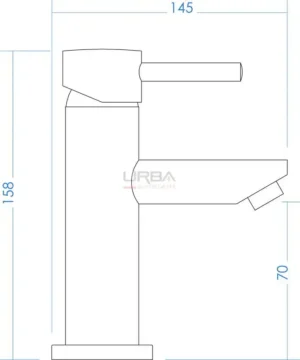 Pipa za umivalnik Jana - slika 2