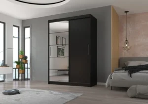 Garderobna omara Esti z drsnimi vrati 150 cm - slika 5