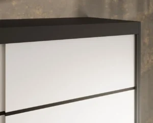 Garderobna omara Cardi z drsnimi vrati 150 cm - slika 7
