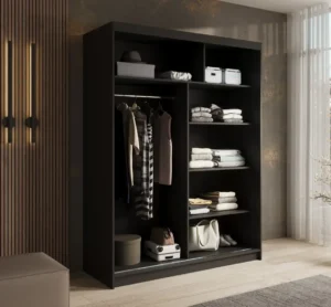 Garderobna omara Cardi z drsnimi vrati 150 cm - slika 10