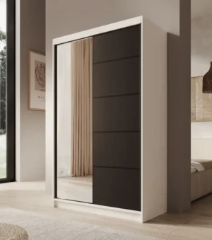 Garderobna omara Castello z drsnimi vrati 120 cm - slika 4