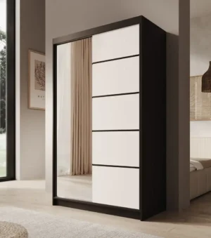 Garderobna omara Castello z drsnimi vrati 120 cm - slika 6