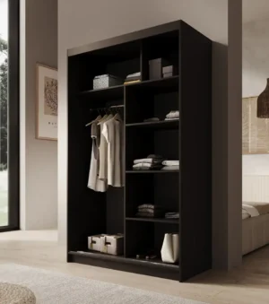 Garderobna omara Castello z drsnimi vrati 120 cm - slika 10