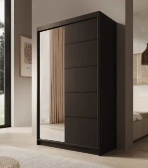 Garderobna omara Castello z drsnimi vrati 120 cm - slika 8