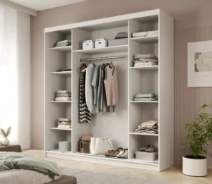 Garderobna omara Greta z drsnimi vrati 200 cm - slika 5