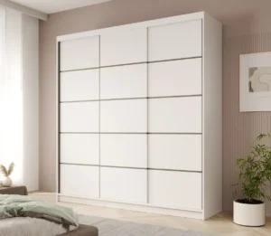 Garderobna omara Greta z drsnimi vrati 200 cm - slika 4