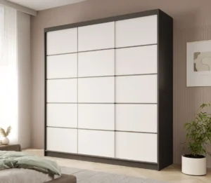 Garderobna omara Greta z drsnimi vrati 200 cm - slika 12