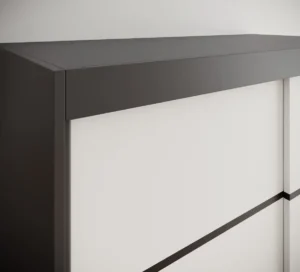Garderobna omara Lizi z drsnimi vrati 120 cm - slika 7
