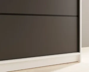Garderobna omara Nico z drsnimi vrati 150 cm - slika 8