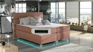 Boxspring postelja Amadeos z LED osvetlitvijo - slika 4