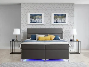 Boxspring postelja Amadeos z LED osvetlitvijo - slika 47
