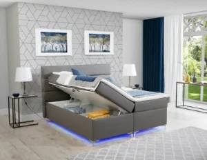 Boxspring postelja Amadeos z LED osvetlitvijo - slika 31