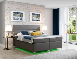 Boxspring postelja Amadeos z LED osvetlitvijo - slika 33