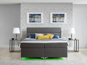 Boxspring postelja Amadeos z LED osvetlitvijo - slika 34