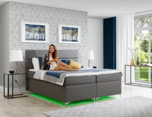 Boxspring postelja Amadeos z LED osvetlitvijo - slika 36