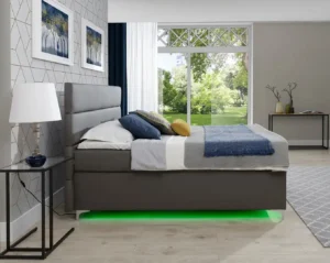 Boxspring postelja Amadeos z LED osvetlitvijo - slika 38