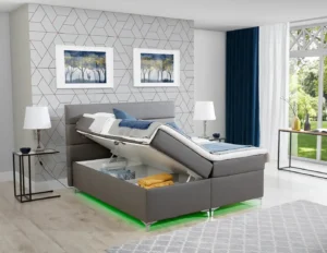 Boxspring postelja Amadeos z LED osvetlitvijo - slika 3