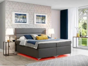 Boxspring postelja Amadeos z LED osvetlitvijo - slika 40
