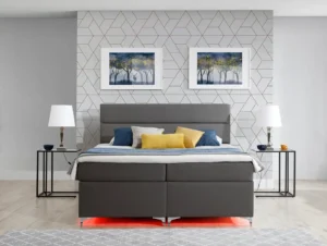 Boxspring postelja Amadeos z LED osvetlitvijo - slika 6