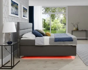 Boxspring postelja Amadeos z LED osvetlitvijo - slika 44