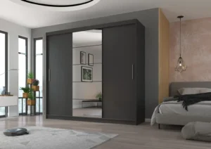 Garderobna omara Erwin z drsnimi vrati 235cm - slika 5