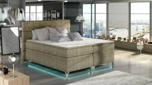 Boxspring postelja Amadeos z LED osvetlitvijo - slika 10