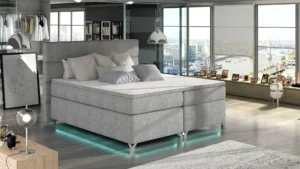 Boxspring postelja Amadeos z LED osvetlitvijo - slika 13
