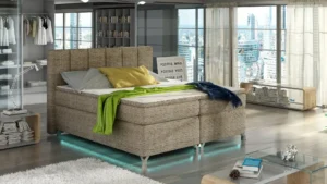 Boxspring postelja Basil z LED osvetlitvijo - slika 4