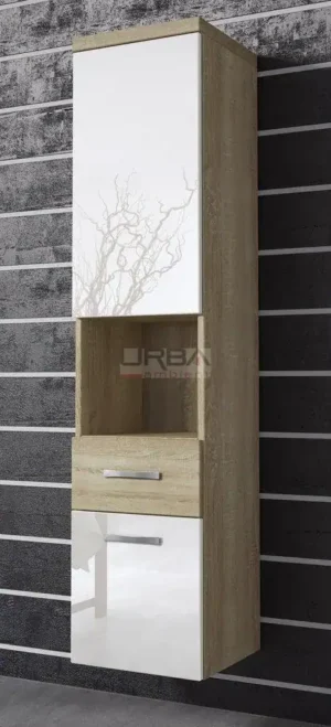 Bella bela / hrast Sonoma - z umivalnikom 60 cm - slika 2