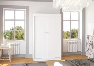 Garderobna omara Collin z drsnimi vrati 120 cm - slika 5