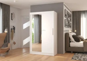 Garderobna omara Bario z drsnimi vrati 120 cm - slika 11