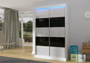 Garderobna omara Alto z drsnimi vrati 120 cm - slika 1