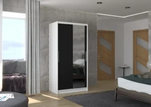 Garderobna omara Baros z drsnimi vrati 100 cm - slika 8
