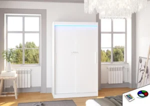 Garderobna omara Collin z drsnimi vrati 120 cm - slika 6