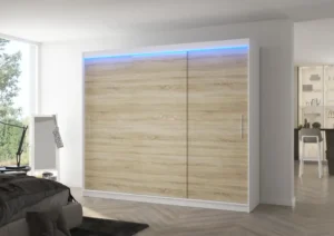 Garderobna omara Antos z drsnimi vrati 250 cm - slika 3