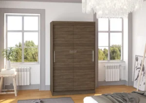 Garderobna omara Collin z drsnimi vrati 120 cm - slika 7