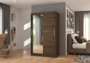 Garderobna omara Bario z drsnimi vrati 120 cm - slika 10