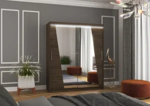 Garderobna omara Preto z drsnimi vrati 180 cm - slika 3