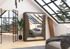 Garderobna omara Max z drsnimi vrati 150 cm - slika 4