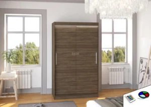 Garderobna omara Collin z drsnimi vrati 120 cm - slika 8