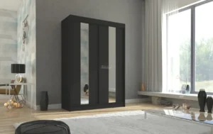 Garderobna omara Balton z drsnimi vrati 150 cm - slika 3