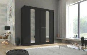 Garderobna omara Balton z drsnimi vrati 200 cm - slika 3