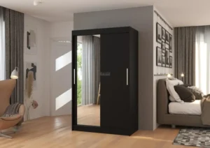 Garderobna omara Bario z drsnimi vrati 120 cm - slika 9