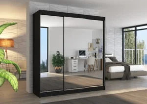 Garderobna omara Austin z drsnimi vrati 200 cm - slika 4