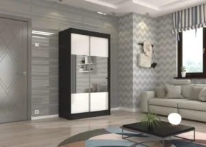 Garderobna omara Toura z drsnimi vrati 120 cm - slika 13