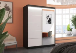 Garderobna omara Limbo z drsnimi vrati 150 cm - slika 4
