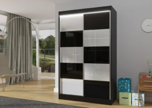 Garderobna omara Lima z drsnimi vrati 120 cm - slika 2